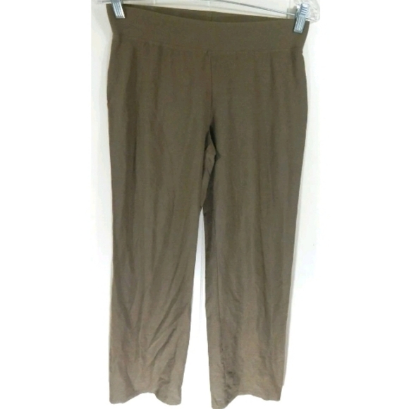 Eileen Fisher Pull On Stretch Crepe Pants - Picture 1 of 3